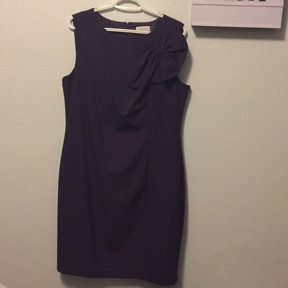 Calvin Klein Purple Dress